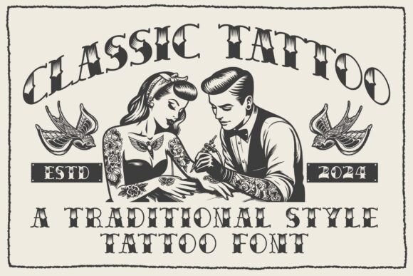 Classic Tattoo: A Font with Authentic Ink and Attitude