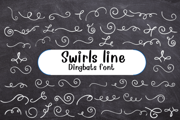 Discover Swirls Line: The Creative Dingbat Font for Modern Projects