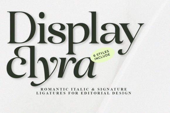 Display Elyra: A Serif with Soul for Modern Brands