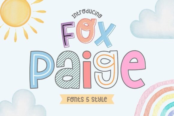 Fox Paige: The Cool, Cute, and Playful Display Font