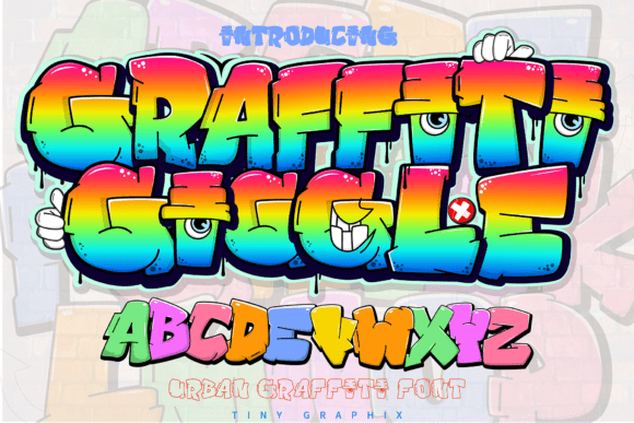 Graffiti Giggle: The Playful Urban Font for Bold Designs
