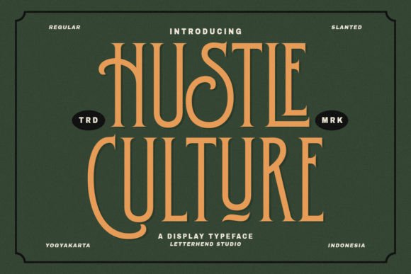 Hustle Culture: The Monoline Serif Redefining Modern Lettering