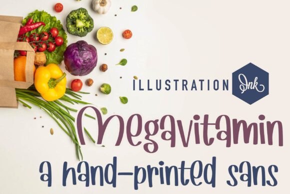 Megavitamin: A Hand-Crafted Font for Lively Brand Identity