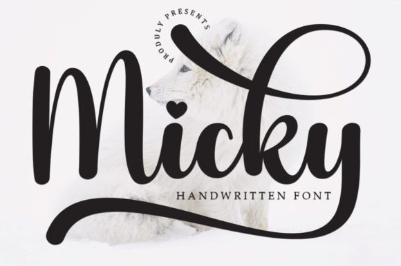 Micky: A Handwritten Font Blending Sophistication with Versatility