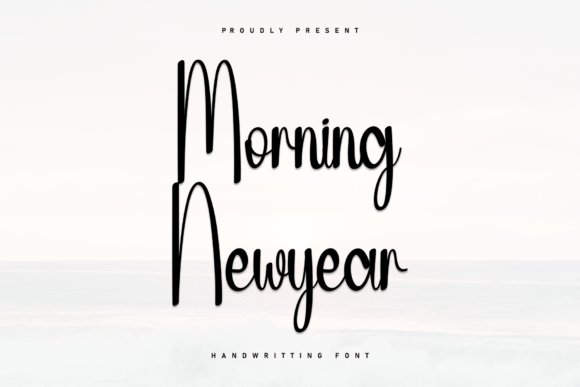 Morning Newyear: A Handwritten Font with Relaxed Elegance