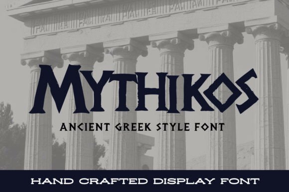 Mythikos: The Hand-Crafted Typeface Blending Ancient Grit with Modern Edge