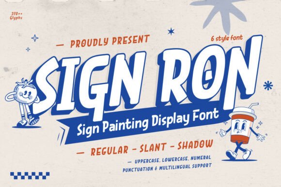 Sign Ron: A Vintage Typeface with Modern Impact