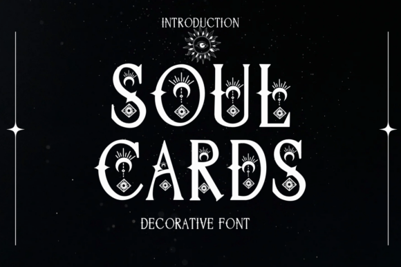 Unlock Arcane Elegance with Soul Cards Typography