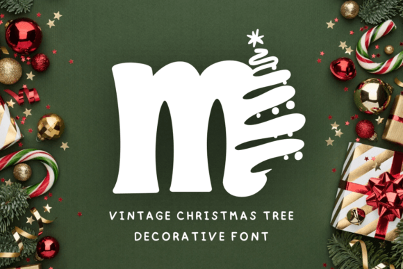 Vintage Christmas Tree: A Font with Festive Charm