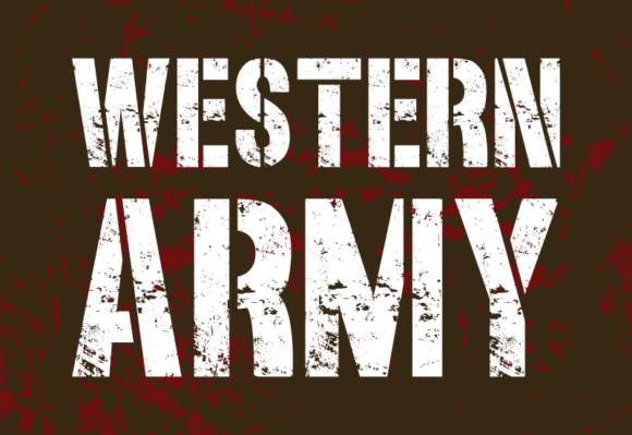 Western Army: Commanding Attention with Distressed Grit