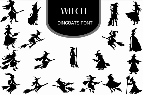 Witch Dingbats: A Magical Font for Halloween Creations